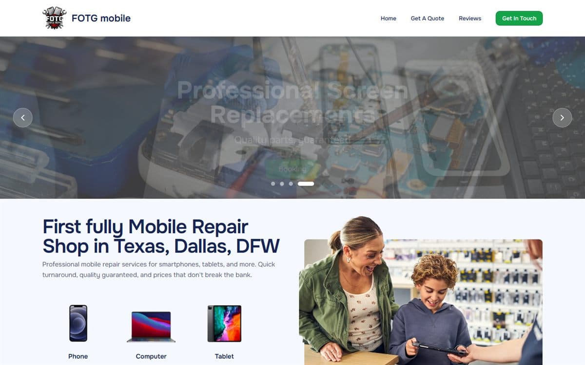 FOTG Mobile — Repair Service