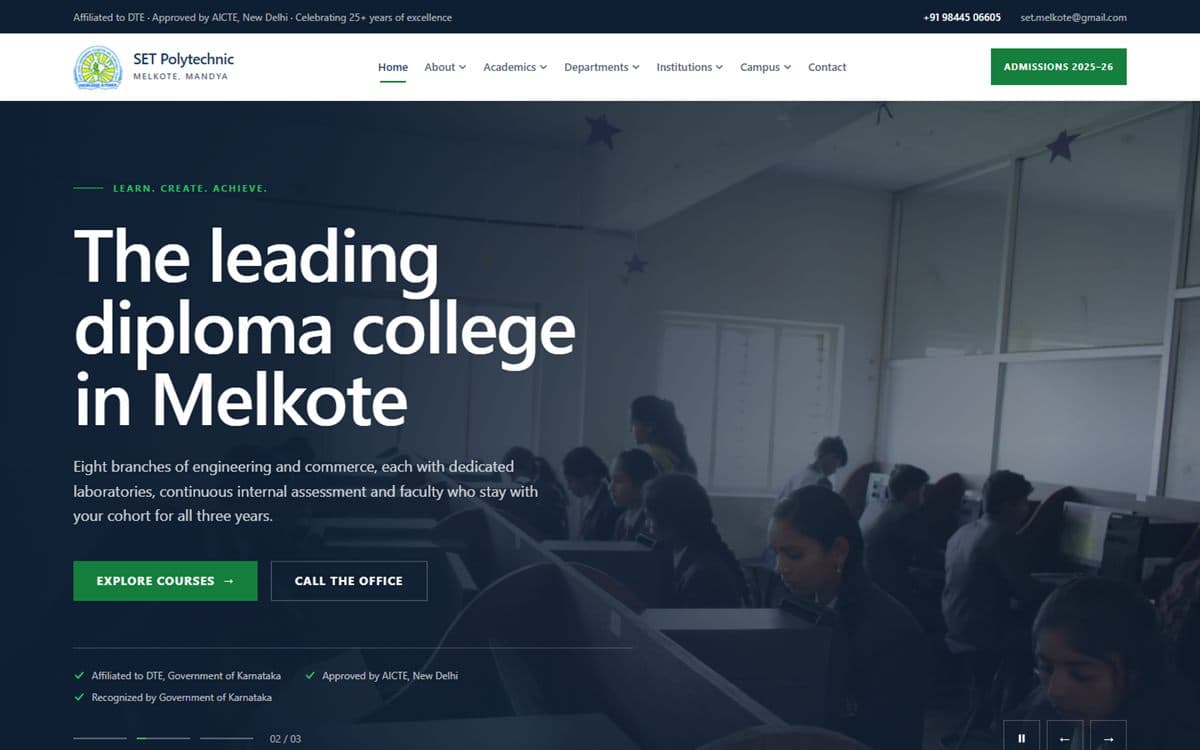 SET Polytechnic — College Website
