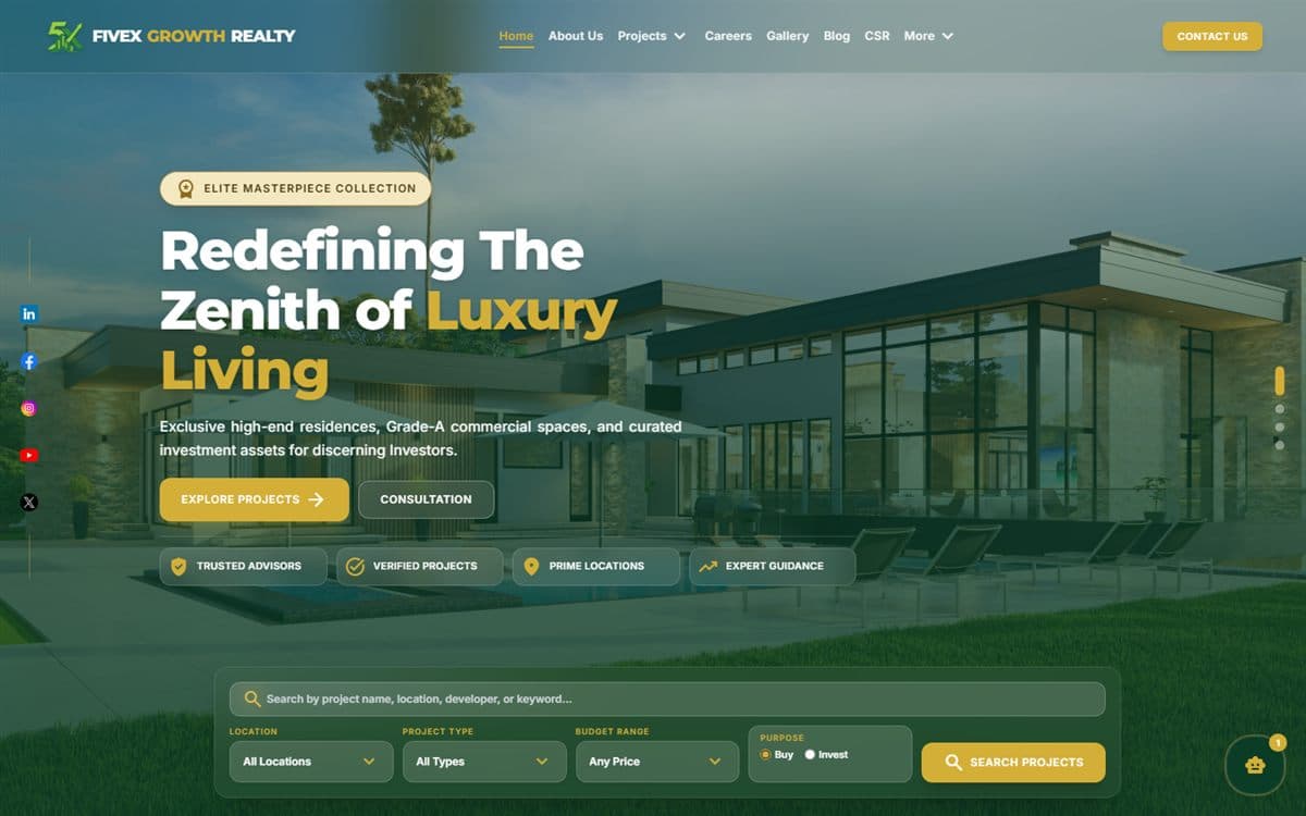FiveX Growth Realty — Real Estate