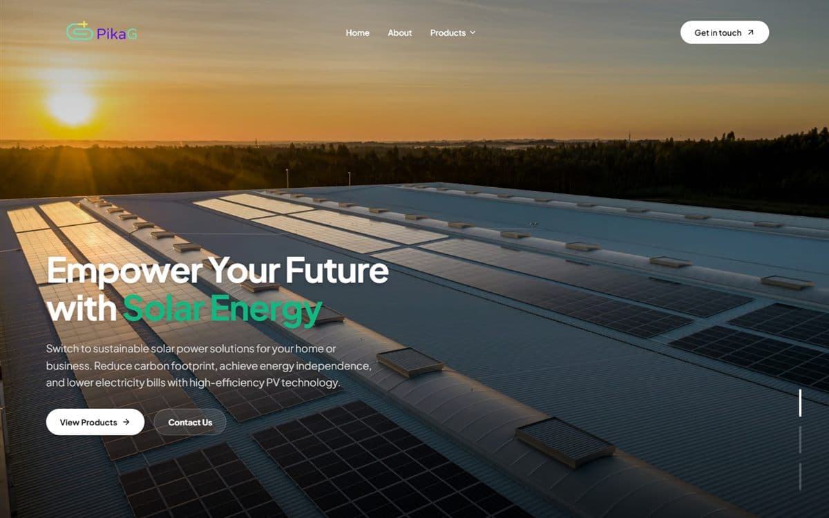 PikaG Energy — Solar & Automation